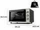 G3 Ferrari Rost&ograve; - Ventilated electric oven - 45L 1400W