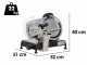 Berkel Red Line 250 Matt Black - Professional slicer with 250 mm steel blade