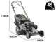 Marina Systems HR 57 SH 3V Self-Propelled Lawn Mower - 4IN1 - 3 gears- Honda GCVx 200 Engine