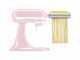 KitchenAid 5KSMPRA - 3-piece set - Pasta cutter and dough roller