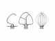 KitchenAid 5KSM5TH3PSS - Set of 3 stainless steel accessories