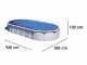 Gre Haiti Oval 915x470x132cm - Above-ground Pool - In-ground Crossbeams