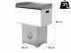 Linea VZ QBY bianco - Transportable Pyrolytic Pellet Barbecue