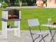 Palazzetti Belair - Concrete charcoal barbecue