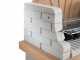 Palazzetti Siviglia - Wood and charcoal masonry barbecue