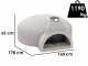 Edilmark FP 140N - Pizza Oven - 80mm Hob - Cooking Capacity 10 Pizzas