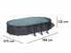 Gre Granada Oval 730x375x132cm - Above-ground Steel Pool
