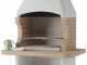 Palazzetti Tenerife 2 - Wood and charcoal masonry barbecue