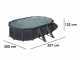 Gre Granada Oval 500x300x132cm - Above ground steel pool