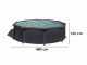 Gre Granada Round &Oslash;460 x 132 cm - Above-ground Steel Pool