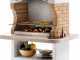 Palazzetti Tupai - Masonry wood and coal barbecue