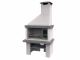 Edilmark Happy - Wood and Charcoal Masonry Barbecue - Hood and Right-side Fire Basket