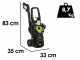 Ribimex RX4 - Cold Water Pressure Washer - 160 Bar Max - 480 L/h Flow Rate