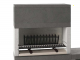 Edilmark KUBO.1 - Masonry barbecue with wood and coal - Rear fire and Reversible Bench