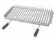 Edilmark KUBO.1 - Masonry barbecue with wood and coal - Rear fire and Reversible Bench