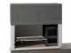 Edilmark KUBO.1 - Masonry barbecue with wood and charcoal - Right fire