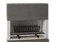 Edilmark KUBO - Masonry barbecue with wood and charcoal - Rear fire
