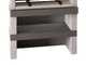 Edilmark KUBO - Masonry barbecue with wood and charcoal - Rear fire