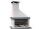 Edilmark Happy - Masonry barbecue with wood and charcoal - Backfire