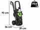 Ribimex RX6 - Cold Water Pressure Washer - 180 Bar Max - 460 L/h Flow Rate