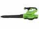 Greenworks GD48BVIIK4- Blower - Cordless vacuum 48V/4ah