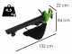 Greenworks GD48BVIIK4- Blower - Cordless vacuum 48V/4ah