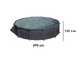 Gre Granada Round &Oslash;550 x 132 cm - Above-ground Steel Pool