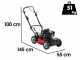 Marina Systems GRINDER 4x4 SH PRO - Trailed Petrol Lawn Mower - Honda GXV 160 Engine