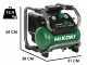 HIKOKI EC36DAW4Z - Portable cordless compressor - 36V - WITHOUT BATTERIES AND CHARGERS