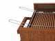 Top Line Super Flipper - Corten Wood and Coal Barbecue