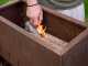 Top Line Super Flipper - Corten Wood and Coal Barbecue