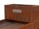 Top Line Super Flipper - Corten Wood and Coal Barbecue