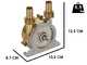 Tellarini TR 20 - Brass transfer pump for drill