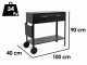 Seven Italy Polifemo Big - Handcrafted Iron Coal Barbecue - 2x 47,5x37 cm