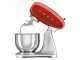 Smeg SMF02RDEU Red - Planetary Mixer - 4.8 L Stainless Steel Bowl
