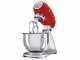Smeg SMF02RDEU Red - Planetary Mixer - 4.8 L Stainless Steel Bowl