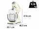Smeg Full Colour Cream - Planetary Mixer - 4.8 L Stainless Stess Bowl