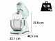 Smeg Full Color Pastel Green - Planetary Mixer - 4.8 litre stainless steel bowl