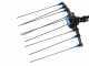 Campagnola Hercules 6 ECO Plug-in - 150-220 cm Aluminium Pole - Electric Battery- powered Olive Harvester - 21.6V 5Ah