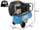 ABAC EXT A29B 50 CM2 - Single-phase electric belt driven air compressor - Motor 2 HP - 50 lt