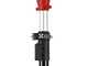 GeoTech Picker 550 EVO - Electric Car-type Battery-powered Olive Harvester 230/310 cm with Cable Supplied - Telescopic Aluminium Pole