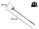 Bahco BCL52TP 36V - Electric Battery-powered Olive Harvester - 216-296 cm Carbon Pole