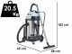 Nilfisk VL100-75 EU GO - Professional hoover - 75 lt stainless steel drum - 2000W