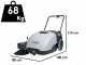 Nilfisk SW750 - Battery powered sweeper with collection basket 12V - 46Ah