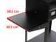 Seven Italy Ercole Small - Handcrafted Iron Coal Barbecue - 47,5x37cm