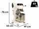 Prismafood iLine MZPL020 - Planetary Mixer - 20 L Stainless Steel Tank