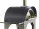 AgriEuro Premium Line Cibus Inox - Forno a legna per pizza da esterno 80x60 - 4 pizze