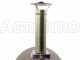 AgriEuro Premium Line Cibus Inox - Forno a legna per pizza da esterno 80x60 - 4 pizze