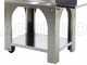 AgriEuro Premium Line Cibus Inox - Forno a legna per pizza da esterno 80x60 - 4 pizze