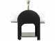 AgriEuro Premium Line Cibus Red - Outdoor wood-fired pizza oven 100x80 - 5 pizzas